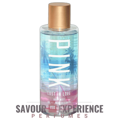 pink lost in love body spray